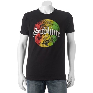 เสื้อยืด ผ้าฝ้าย พิมพ์ลาย Sublime -Lbc Long Beach Band DF12HJ11279 สีดํา สําหรับผู้ชายSize S-5XL