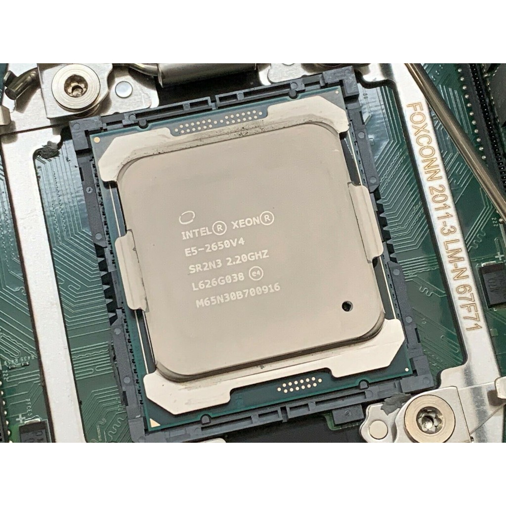 โปรเซสเซอร์ Intel® Xeon®E5-2650v4 12-Core 2.20GHz CPU SR2N3 9.60GT/s ...