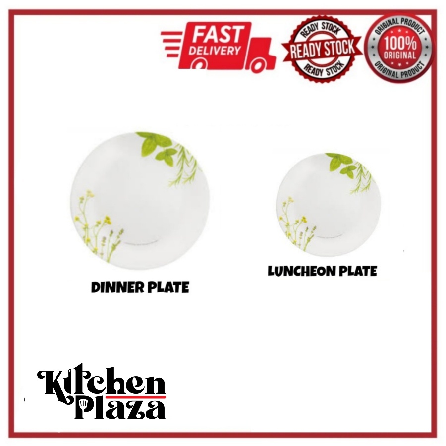 [Corelle Loose] Corelle Loose Deluxe Herbs จานอาหารค่ํา / จาน Luncheon