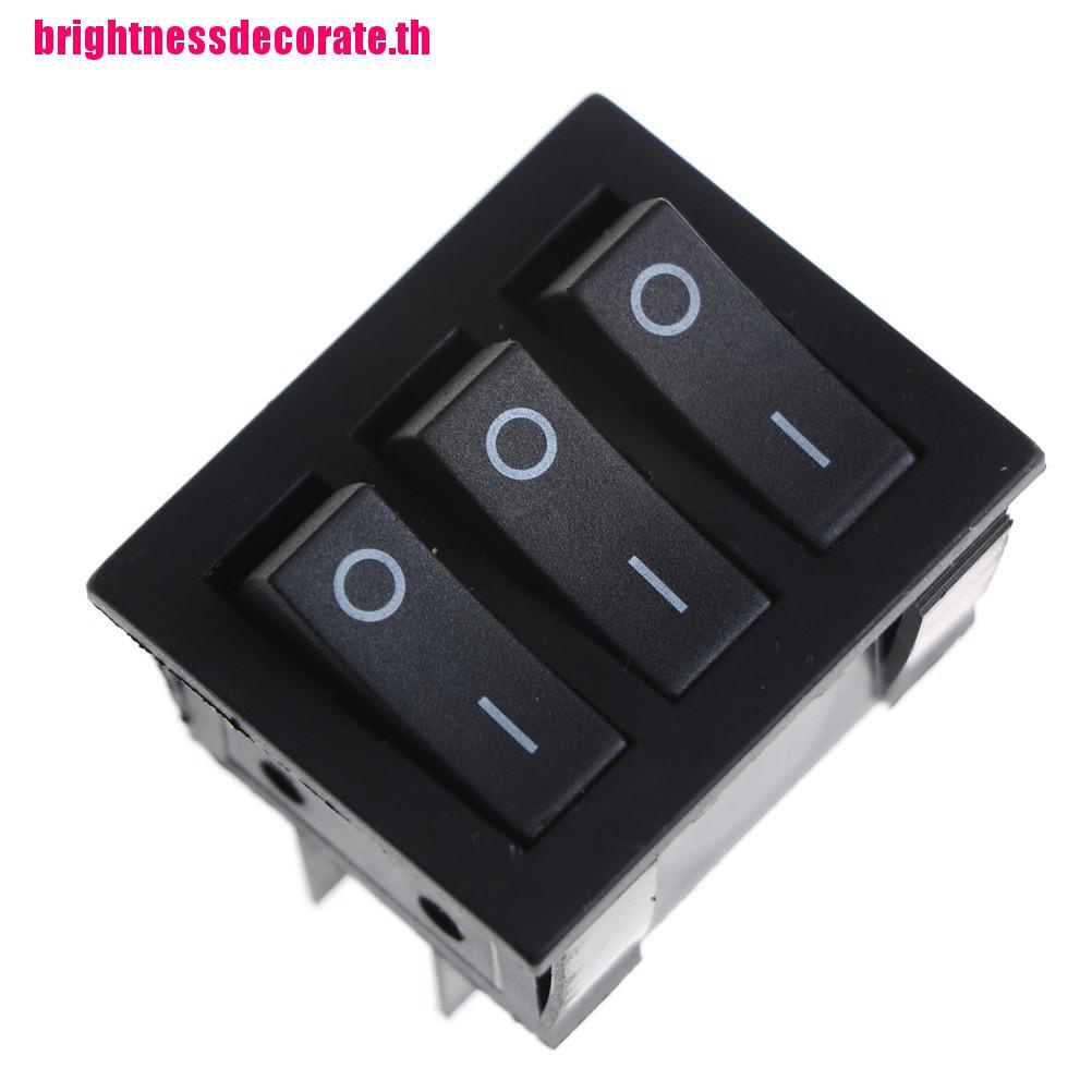 (Birth) สวิตช์โยก สามทาง Kcd3 34X40 9 Pin 2 ตําแหน่ง