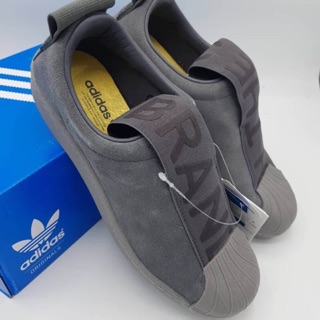 รองเท้า Adidas Slip on Grey ของแท้