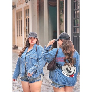 ✨✨Jacket Mickey Jeans เสื้อแจ็คเก็ตยีนส์นำเข้า