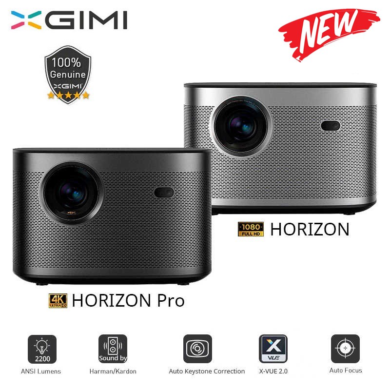 โปรเจคเตอร์ XGIMI H5 Horizon / Horizon Pro โปรเจคเตอร์ทีวี FHD 4K โปรเจ็กเตอร์ขนาดเล็ก 1080P โปรเจ็ค