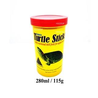 อาหารเต่า ชนิดแท่ง fancy turtle sticks มี 4 ขนาดให้เลือก