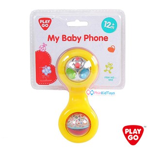 🔥ลดเพิ่ม 10% โค้ด 10DDXSEPW3🔥Playgo MY BABY PHONE ที่จับเขย่าโทรศัพท์กิจกรรม (PG-1510)