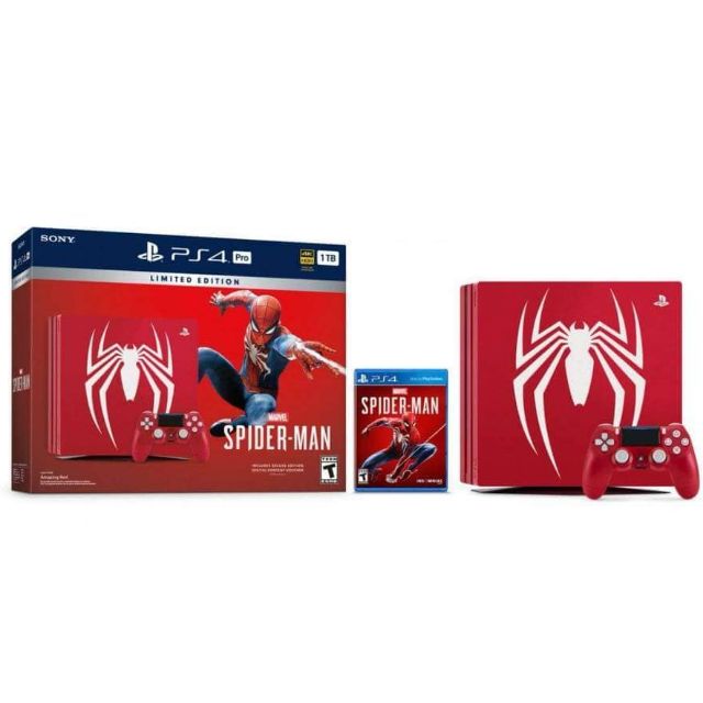 《พร้อมส่ง》PS4 PRO 4K รุ่น SPIDER MAN(Limited Edition)