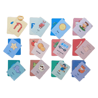 การ์ดคำศัพท์ แฟลชการ์ดจิ๋ว มี 12 หมวด (เลือกได้) Flash Card บัตรคำศัพท์บัตรคำ บัตรภาพสอนภาษา ชุดแฟลชการ์ด การ์ดภาพสัตว์