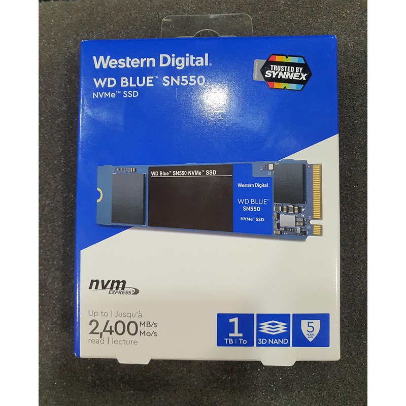 WD BLUE SN550 1TB SSD NVMe M.2 (WDS100T2B0C) (มือสอง)