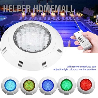 Helper Homemall 30W 300 Led Rgb ไฟใต้น้ําไฟใต้น้ําไฟสระว่ายน้ําพร้อมรีโมท