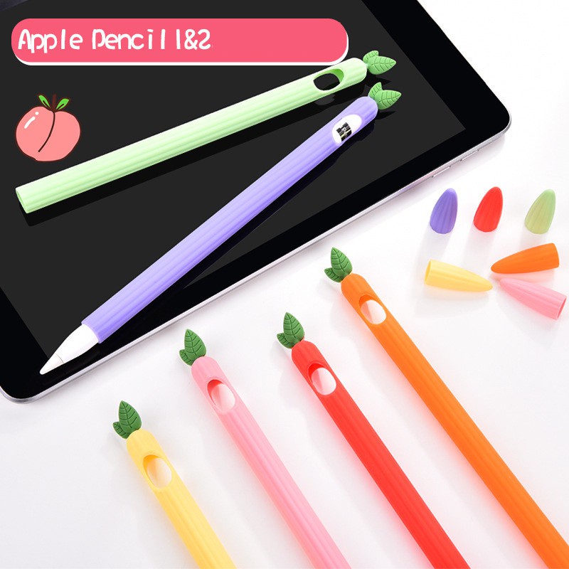haikyu เคส iphone xr พร้อมส่งจากไทย!เคสสำหรับ Apple Pencil1&amp; 2 Case เคสปากกาซิลิโคน ดินสอ ปลอกปากกาซิลิโคน เคสปากกา6สี