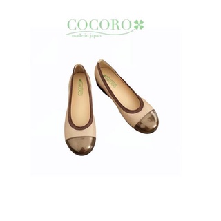 Cocoro Shoes รองเท้าสุขภาพผู้หญิง น้ำหนักเบาพื้นโมจินุ่ม ยืดหยุ่นได้ดี รองรับแรงกระแทก รุ่น Pump สีโอ๊ค