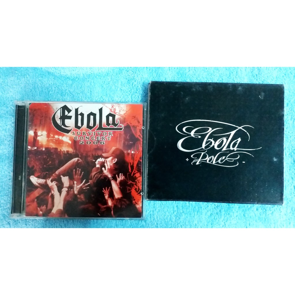 CD EBOLA SUVIVOR CONCERT2000 แสดงสด 2CD+CD ebola pole  ***ปกแผ่นสวยสภาพดี มาก