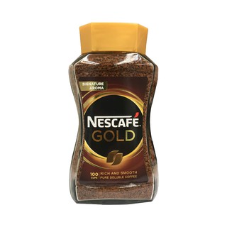 NESCAFE เนสกาแฟ  กาแฟคั่วบดสำเร็จรูป โกลด์ เบลนกาแฟ ขวด 200 กรัม