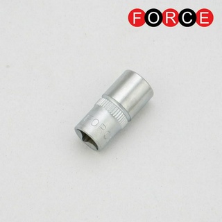 52508 ลูกบ็อกซ์สั้น1/4" 6เหลี่ยม NO.8 FORCE made in taiwan