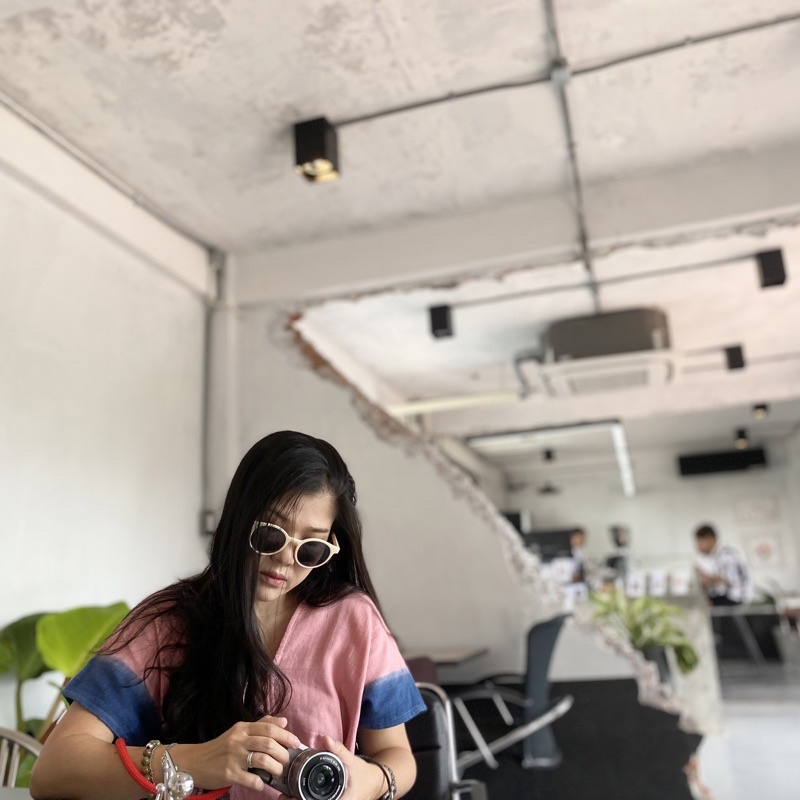 Karen crop (dip pink indigo) - 22may_shop - ThaiPick