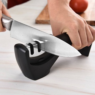 แท่นลับมีด ที่ลับมีด ที่ลับกรรไกร อุปกรณ์ลับของมี หินลับมีด 3in1 ลับได้คมมาก Knife Sharpene