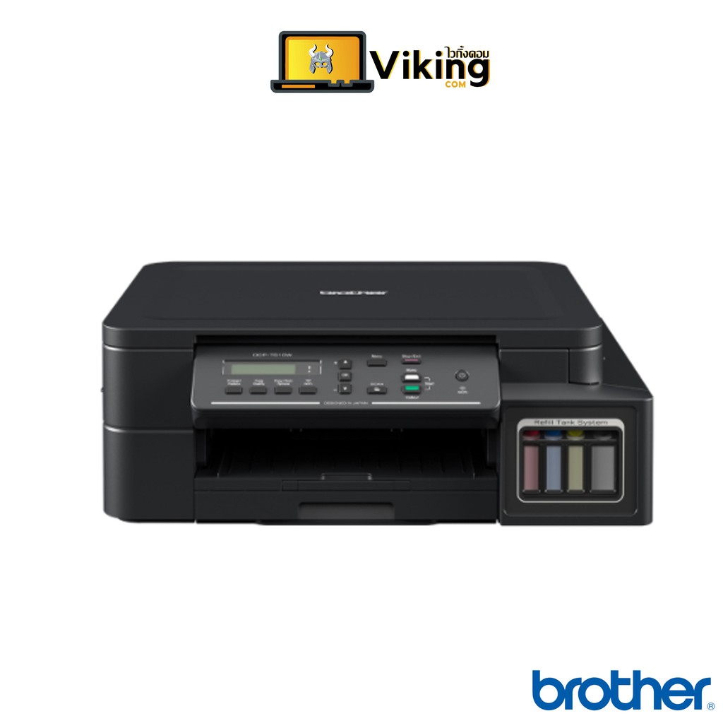 Printer BROTHER DCP-T510W Ink Tank เครื่องปริ้น พร้อมหมึกแท้ 1 ชุด