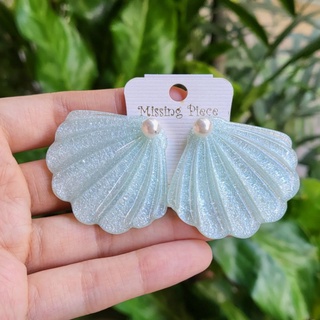 Shell pearl mermaid earrings ต่างหูมุก ต่างหูนางเงือก