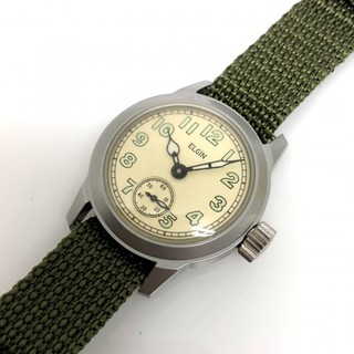 ELGIN Military Type A-554 ระบบไขลาน ตัวเรือนขนาด 32 mm