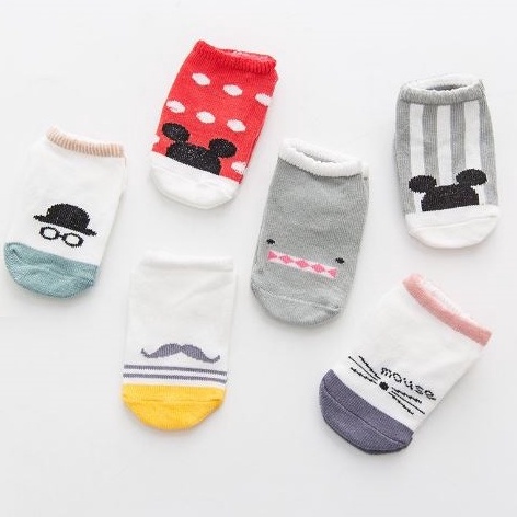 พร้อมส่ง! สินค้าขายดี ⭐ ถุงเท้าเด็ก ถุงเท้ามีกันลื่น ลายยอดนิยม - รูปที่ 2