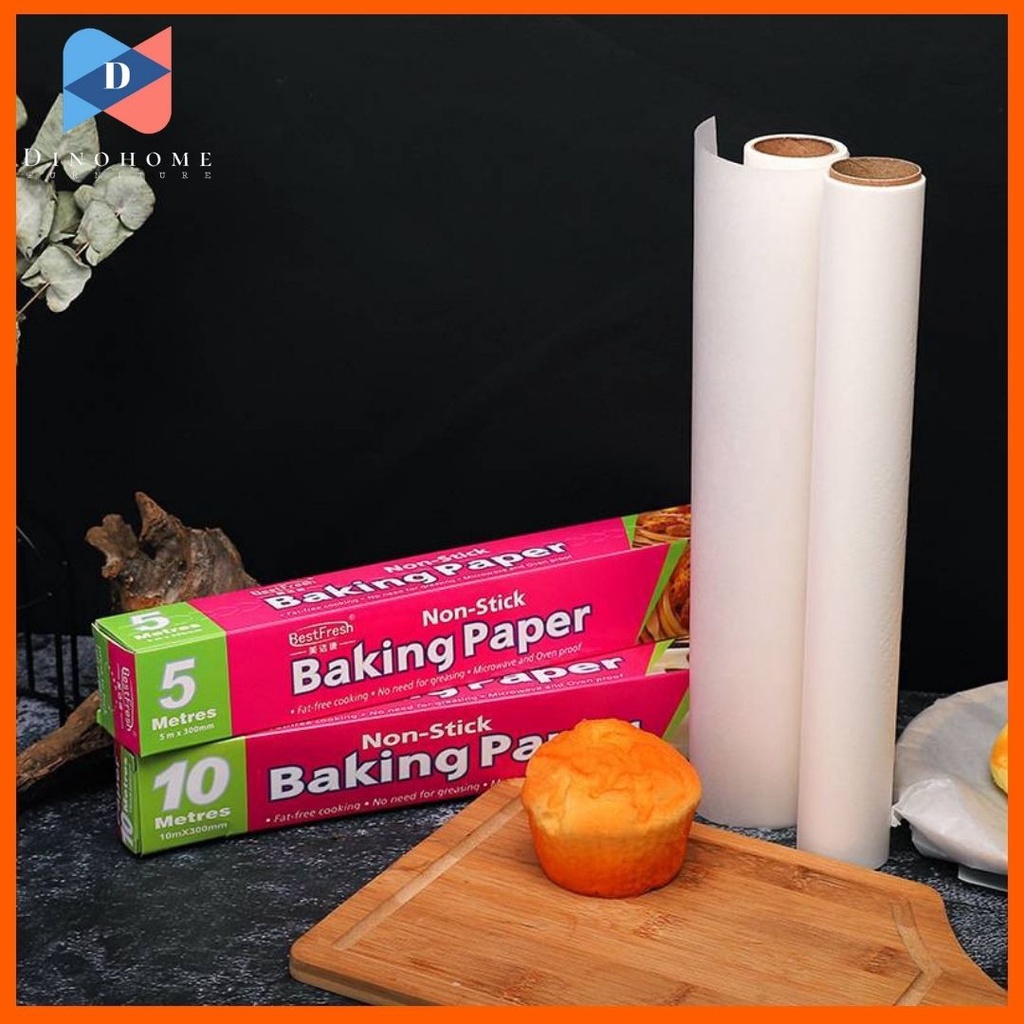 ⭐️ขายปลีก/ส่ง⭐️🍞🍞กระดาษไขรองอบ แบบ 5 เมตร กระดาษไขรองอบ คุณภาพดี กระดาษรองอบ Baking paper🍞🍞 #B-0043