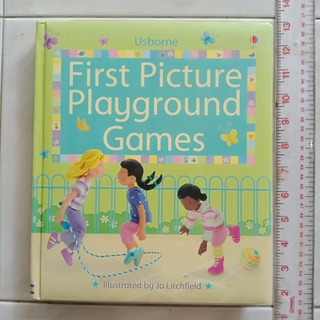 Usborne  First Picture Playground Games  หนังสือBoard book มือสอง จัดส่งของทุกวันจันทร์