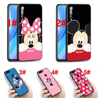 เคสโทรศัพท์ซิลิโคนพิมพ์ลาย minnie mickey mouse huawei y 6 y 7 y 9 prime p z 2018 2019