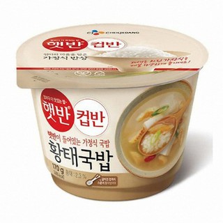 พร้อมส่ง 황태국밥 ข้าวกับซุปไข่เต้าหู้อ่อน CJ Cupban Hwang Tae Gukbap 170g