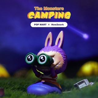 (พร้อมส่ง) POP MART The Monsters Camping Labubu. ตุ๊กตา โมเดล ลาบูบู้ แคมป์ปิ้ง