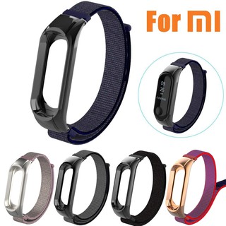 nylon Watch Band for Xiaomi Mi Band 3 miband 2 ไนลอน สายนาฬิกา สายคล้องข้อมือสายคล้องคอกีฬา