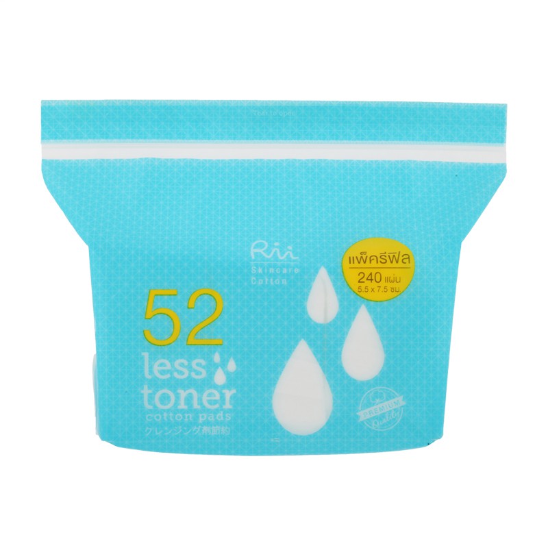 Rii 52 Less Toner Cotton Pads #Refill