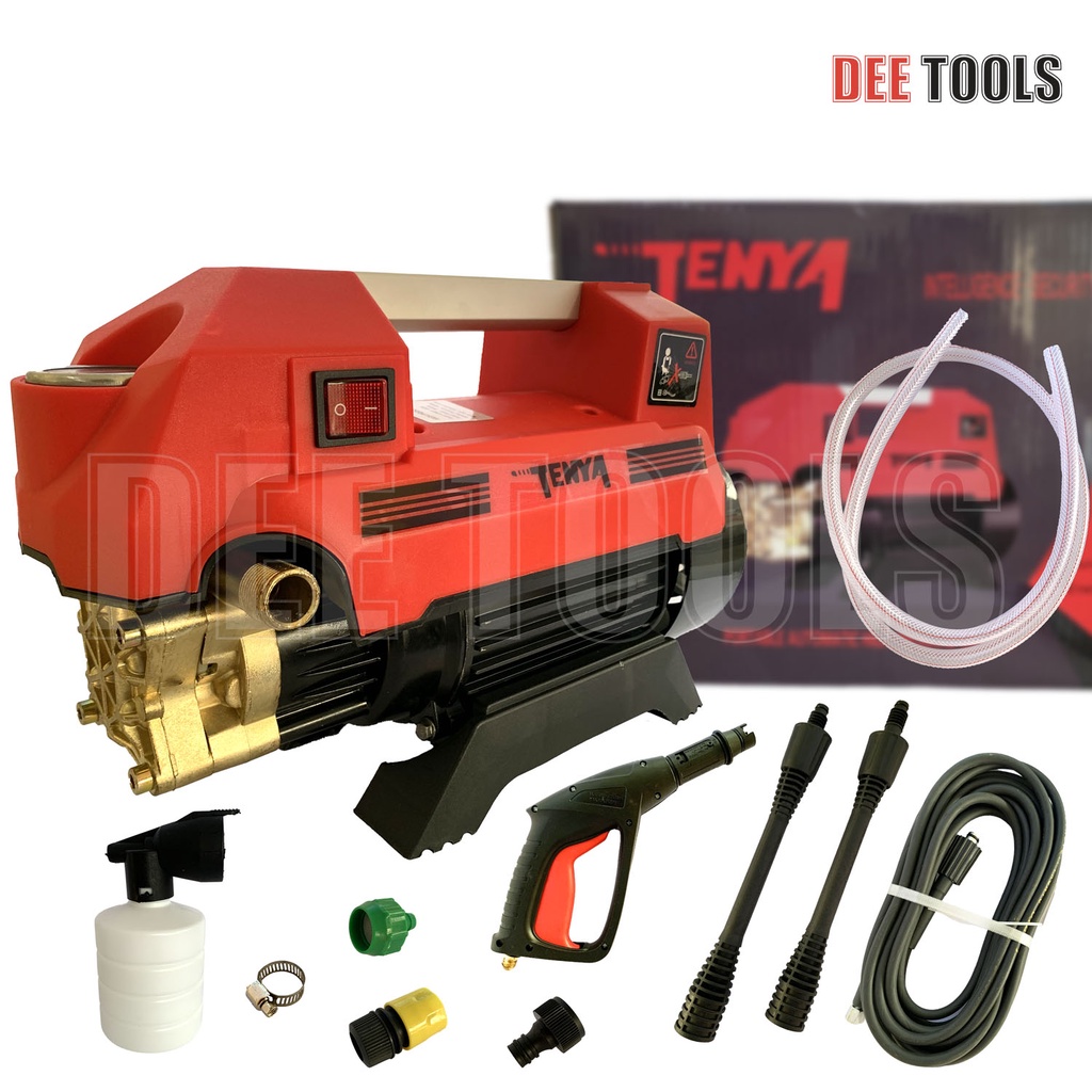 TENYA เครื่องมือช่างและอุปกรณ์ เครื่องฉีดน้ำแรงดันสูง 400 บาร์ อุปกรณ์ฉีดน้ำ แรงันสูง เครื่องฉีดน้ำ 