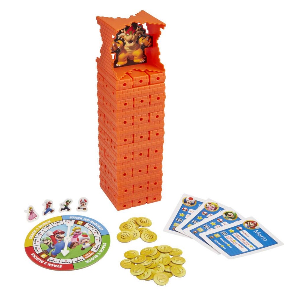 Hasbro Games Jenga Super Mario Edition Block Stacking Game Nach เกม ถอด ...