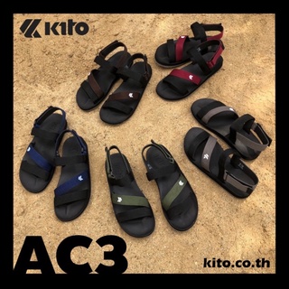รองเท้ารัดส้น KITO💯​🇯🇵 AC3M AC3W ไบเก้นสต็อก ใส่ได้ทั้งชายหญิง Size 36-43