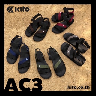 รองเท้ารัดส้น KITO💯​🇯🇵 AC3M AC3W ไบเก้นสต็อก ใส่ได้ทั้งชายหญิง Size 36-43