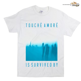 เสื้อยืดคอกลมเสื้อยืด พิมพ์ลาย Band Touch AMORE สําหรับ UNISEXผ้าฝ้ายแท้