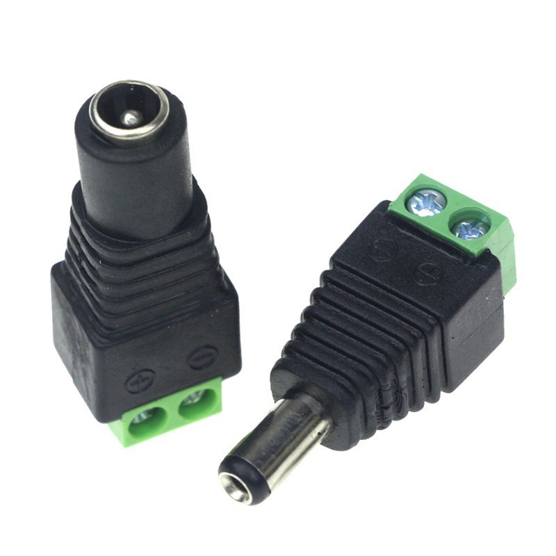 DC Adapter Jack 5.5x2.1mm plug ผู้ / เมีย มีหลายแบบ