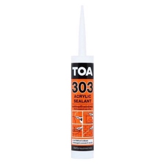 อะคริลิกซีลแลนท์ TOA 303 280มิลลิ ลิตร สีขาว