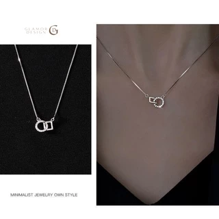 GLAMOR✨สร้อยคอเงินแท้ Forever Signature สร้อยเงิน สร้อยคอเงิน Silver925 สร้อยคอแฟชั่น สร้อยคอเพชร