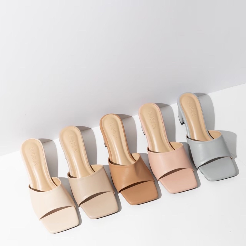 ลด 100.- ซื้อผ่านวิดีโอ Kalla lily รองเท้า รุ่น Cara ส้นสูง 2 นิ้ว หรูหรามากๆ