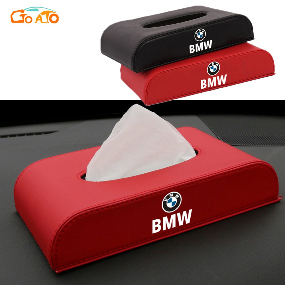 GTIOATO กล่องใส่กระดาษในรถ หนัง PU สําหรับ BMW E39 E36 E46 F10 F30 E90 E30 E60 G20 X1 X3 X5 X4 Z4 M8 M3 X7 M5 X6 M4