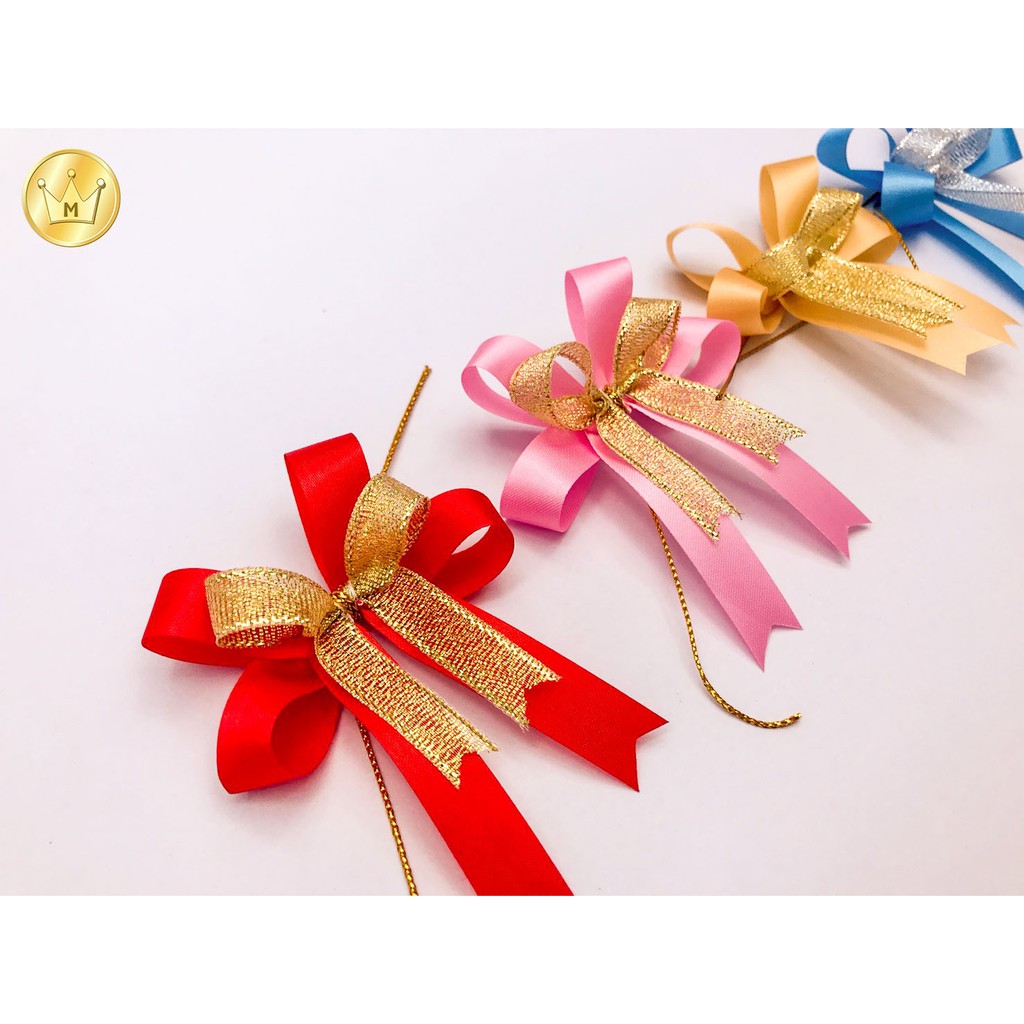 ริบบิ้นทรายเงิน-ทอง ขนาด 10มม. ยาว25หลา เนื้อดี เทสแล้วไม่หลุดรุ่ยง่าย - รูปที่ 2