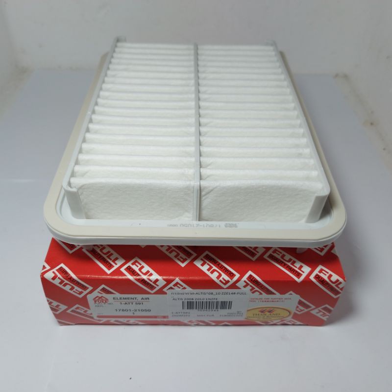 กรองอากาศ Toyota Vios ปี06-12 ,Altis ปี08-10 ,Yaris FULL 1-ATT591 17801-21050 ไส้กรองอากาศ Toyota AP