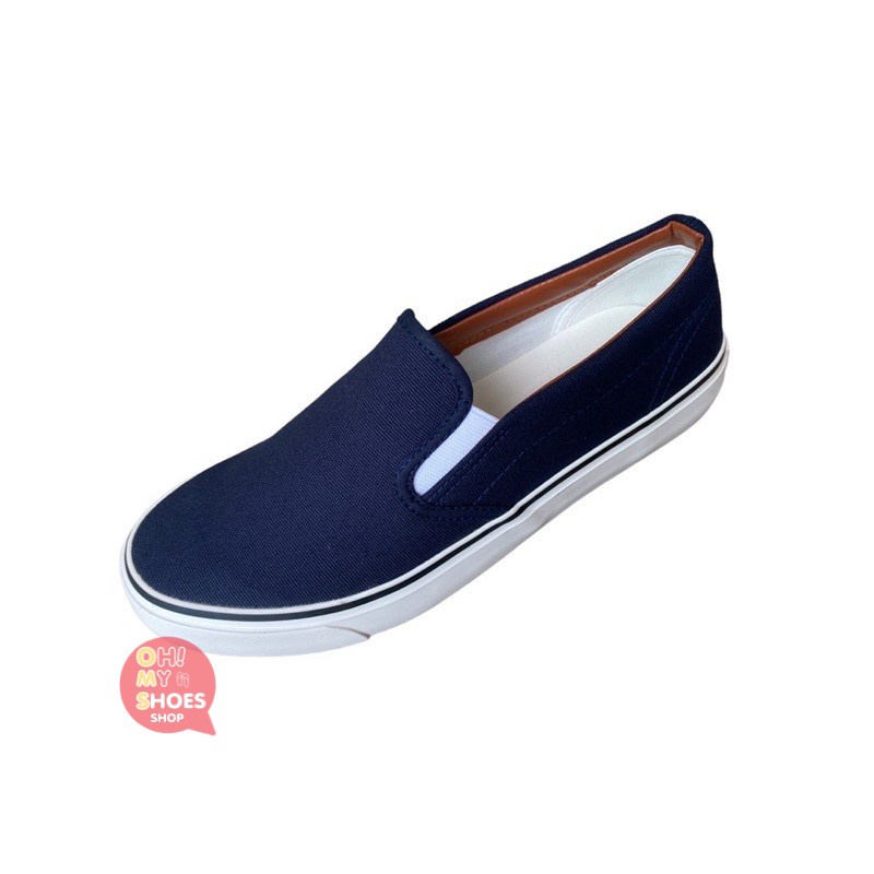 พร้อมส่งจากไทยราคาโรงงาน!! รองเท้าผ้าใบ Gold city รุ่นNS011 โกลซิตี้รองเท้าผ้าใบสวม Slip-on ทรงสลิปออน(พร้อมกล่อง)
