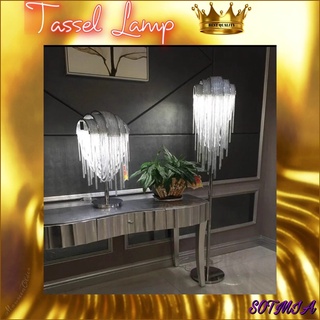 CT119A050 SOTMIA #โคมไฟตั้งโต๊ะ โคมไฟตั้งพื้น  โคมไฟพู่ Tassel lamp โคมไฟ led โคมไฟโมเดิล โคมไฟModern luxury