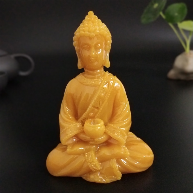 ❆✽4 Style Meditation Buddha Statues Man-made Jade Stone Thailand Buddha Sculpture Garden Statue Carved Figurines Home De