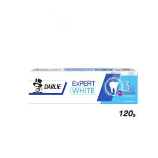 ดาร์ลี่ ยาสีฟันเอ็กซ์เปิร์ต ไวท์ 120 ก. Darlie Expert White 120 g (ยาสีฟันฟันขาว, ยาสีฟัน, toothpaste, ดูแลช่องปาก)