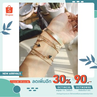 (ลด 50.- เก็บโค้ดหน้าร้าน) กำไลเซ็ท สร้อยข้อมือ