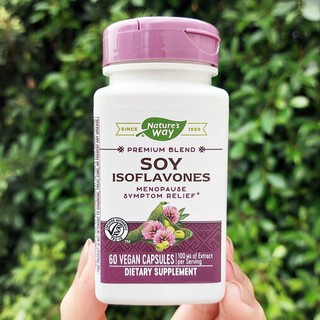 Soy Isoflavones, Standardized 60 Veg Capsules, Natures Way® มีไอโซฟลาโวน