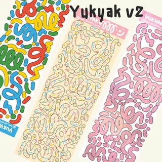 Yukyak V2 sticker สติ๊กเกอร์ตกแต่ง